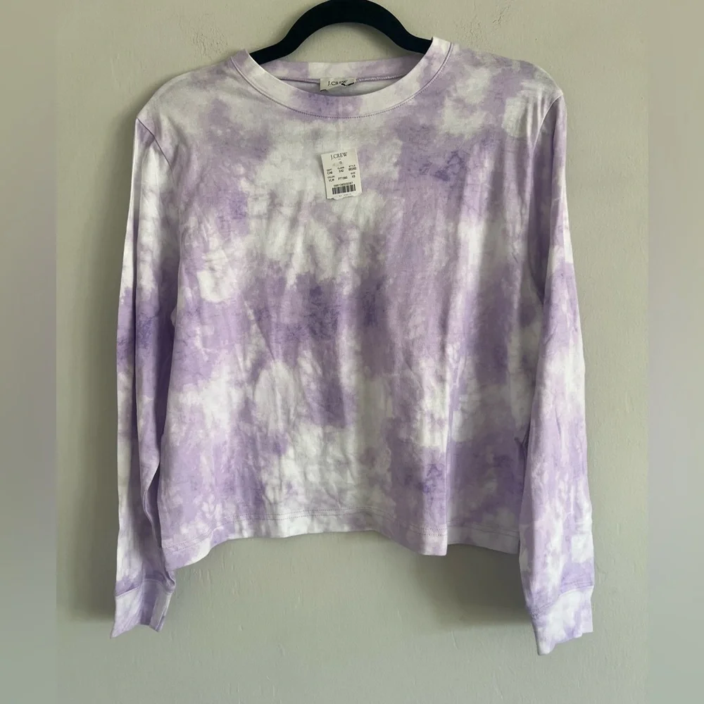 J. Crew Long Sleeve Boxy Tee NWT Sz X-Small